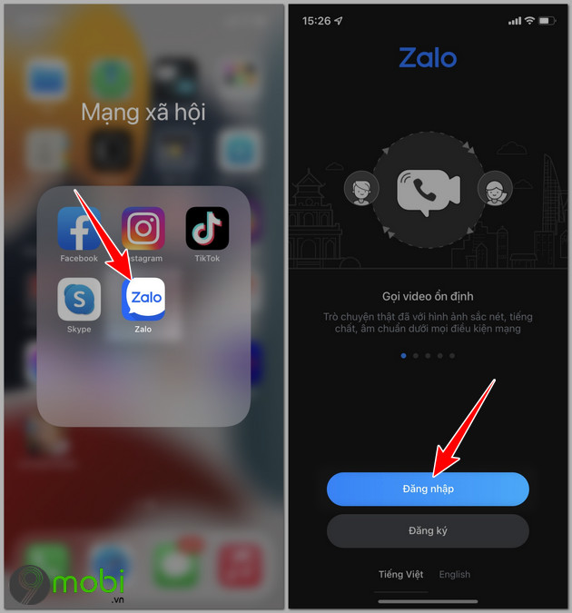 how to call video on zalo