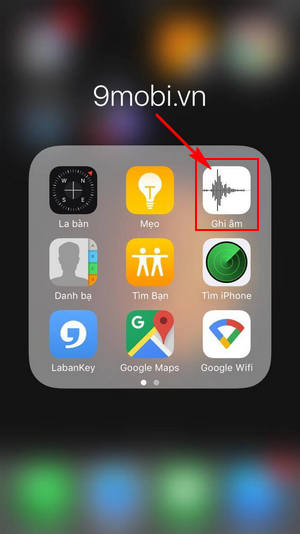 cach gui file ghi am tren iphone qua facebook email tin nhan 2