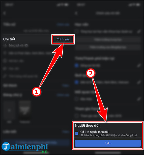cach hien thi hien nguoi theo doi tren facebook cong khai