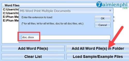 cach in nhieu file word cung luc