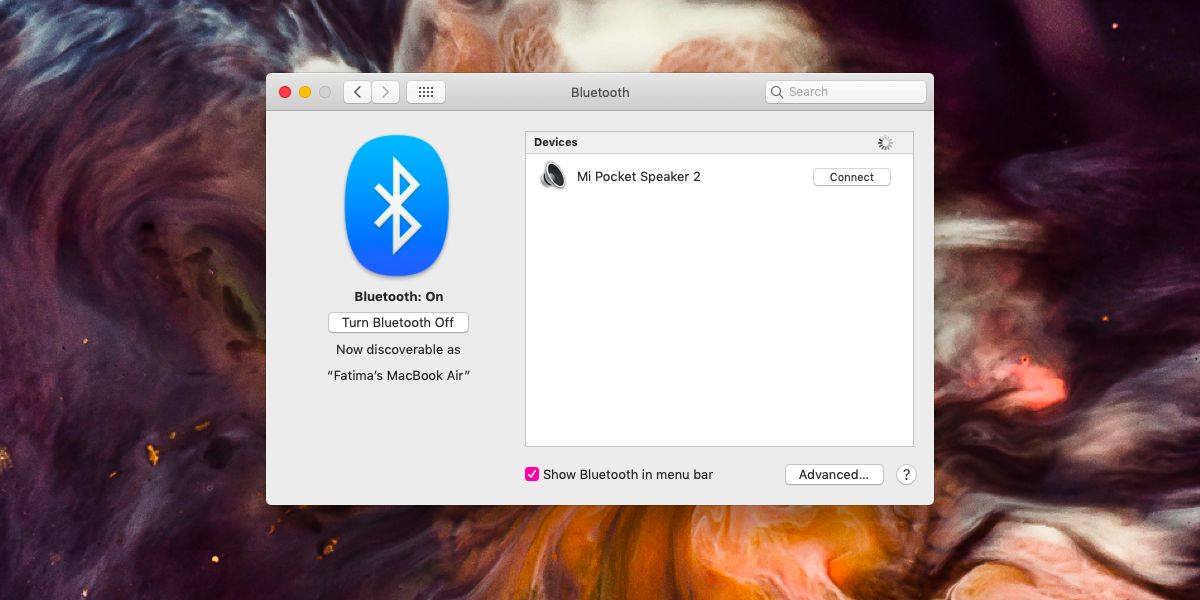 Cách kết nối thiết bị Bluetooth trên Macbook