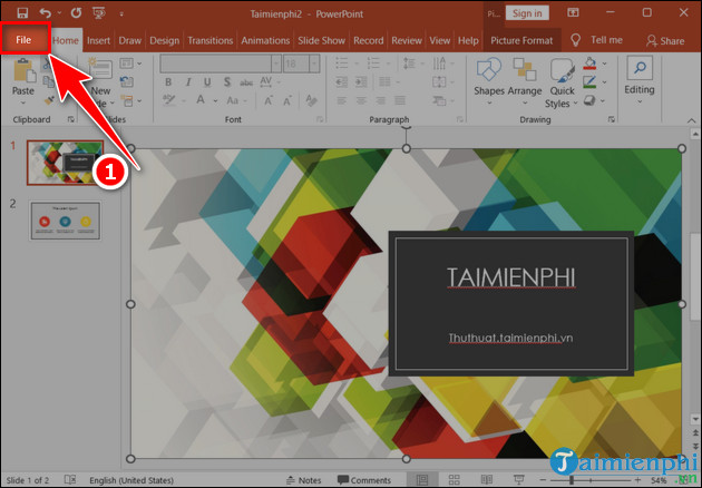 cach khoa file powerpoint tren pc