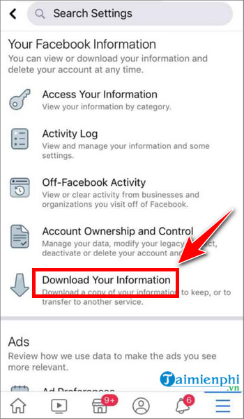 khoi phuc hinh anh da xoa tren facebook