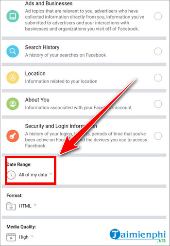 khoi phuc anh da xoa tren fb bang dien thoai