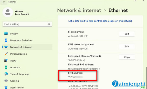 cach kiem tra dia chi IP mang dang dung