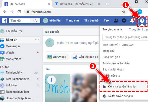 How to check your status on facebook 2