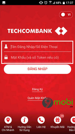 Cách kiểm tra số dư tài khoản Techcombank trên điện thoại