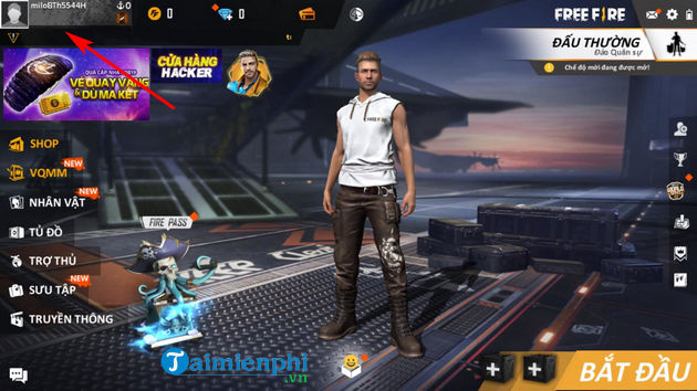 how to set id in garena free fire 2