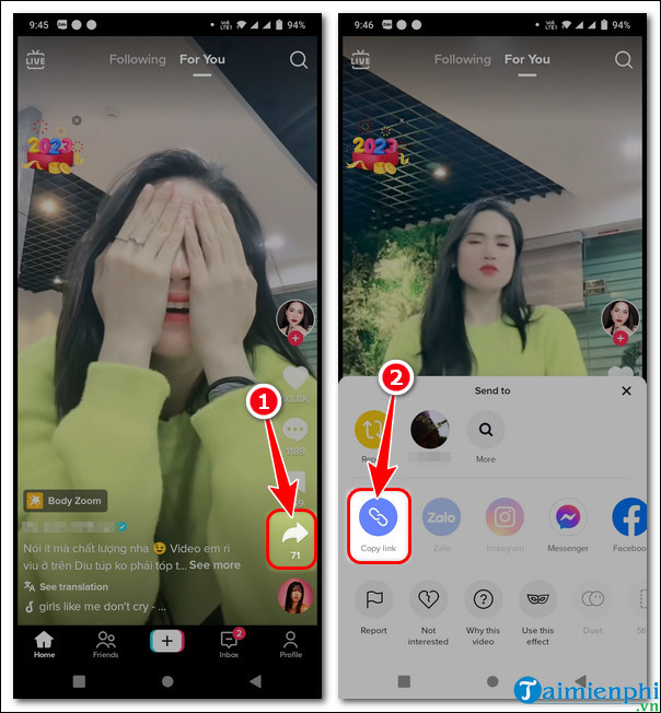 cach luu video tiktok khong co logo tren tren Android