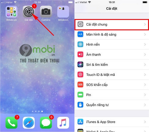 Cách mở lại iCloud bị ẩn trong cài đặt của iPhone, iPad
