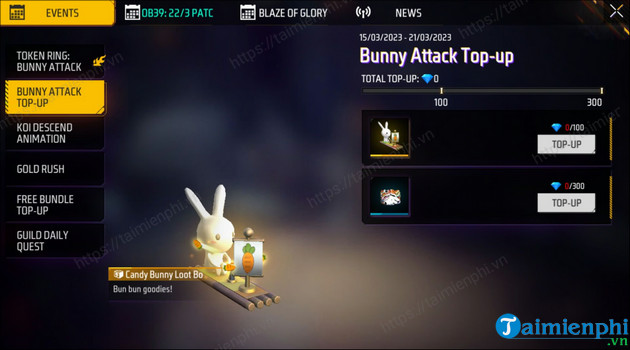 cach nhan candy bunny loot box free fire mien phi 2