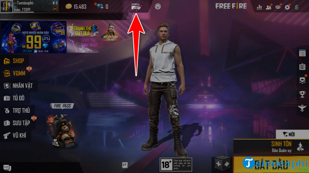 how to display vip status in free fire mien phi