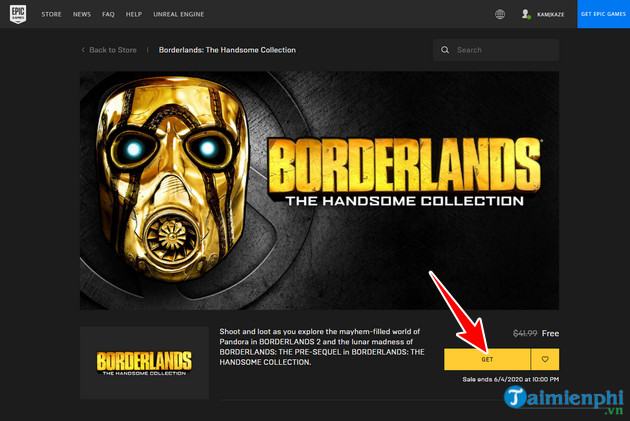 cach nhan mien phi borderlands the handsome collection 2