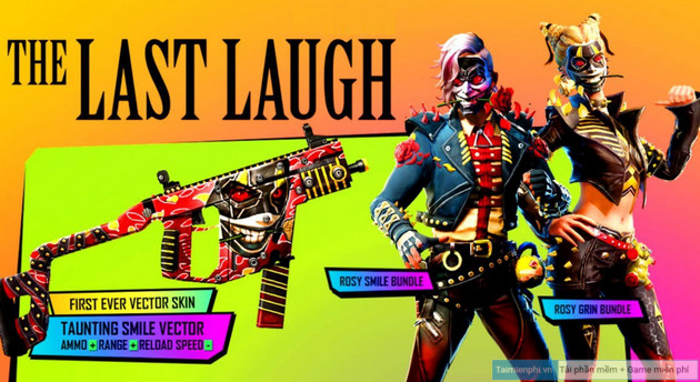 cach nhan skin rosy smile grin trong garena free fire