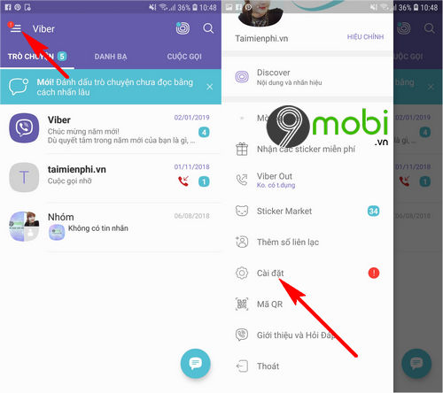 cach phuc hoi tin nhan tren viber 2