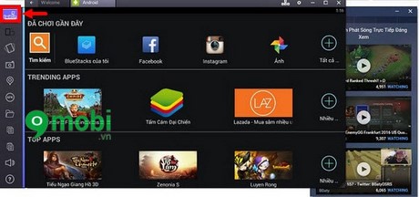 stream game qua bluestacks