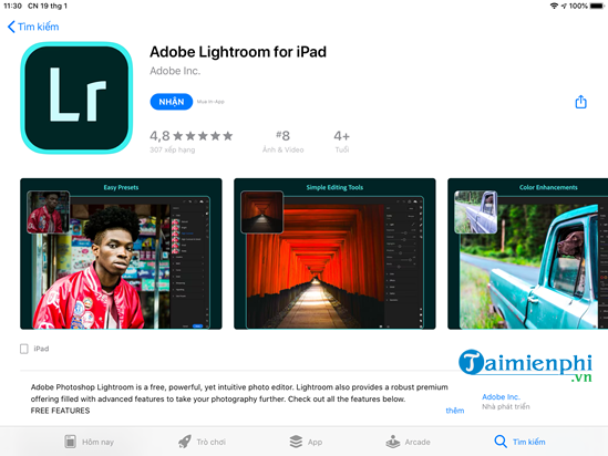 Cách sử dụng Lightroom CC Mobile trên iPhone