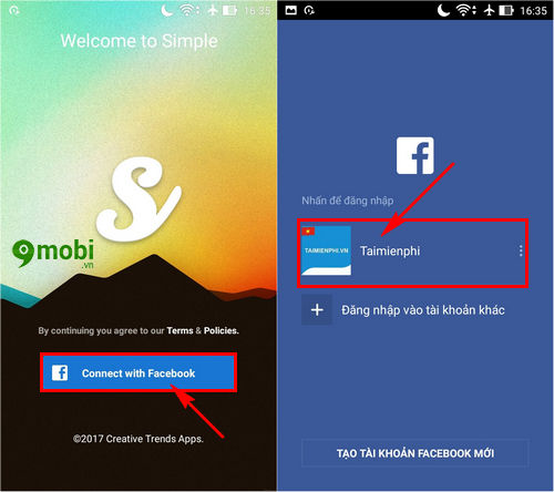 cach su dung simple for facebook ung dung luot chat facebook 2