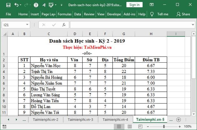 cach tach sheet thanh nhieu file excel 2