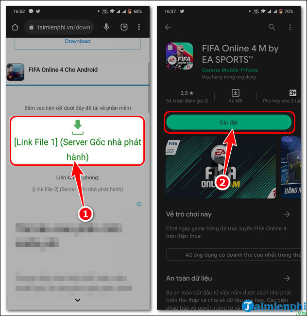 How to listen to fifa online 4m on Android