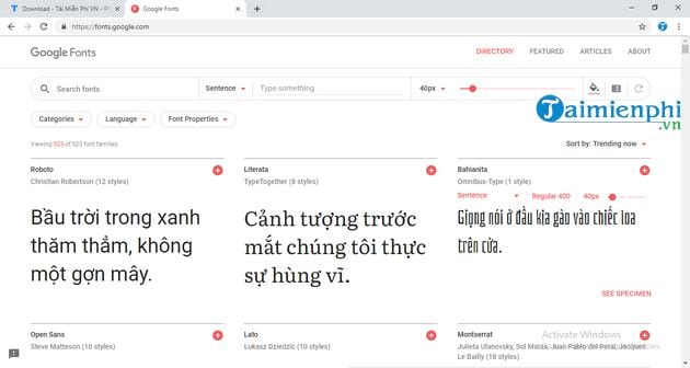 cach tai font google tren fonts google com 2