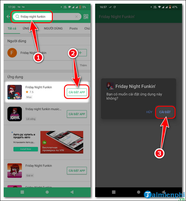 how to install friday night funkin on android