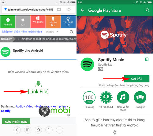 How to install and install spotify on mobile phones 2