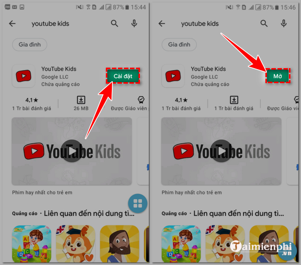 YouTube Kids tai