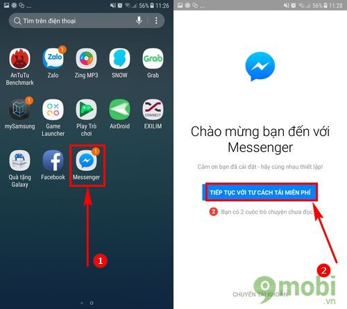 cach tai va cai messenger cho samsung j7 pro 2