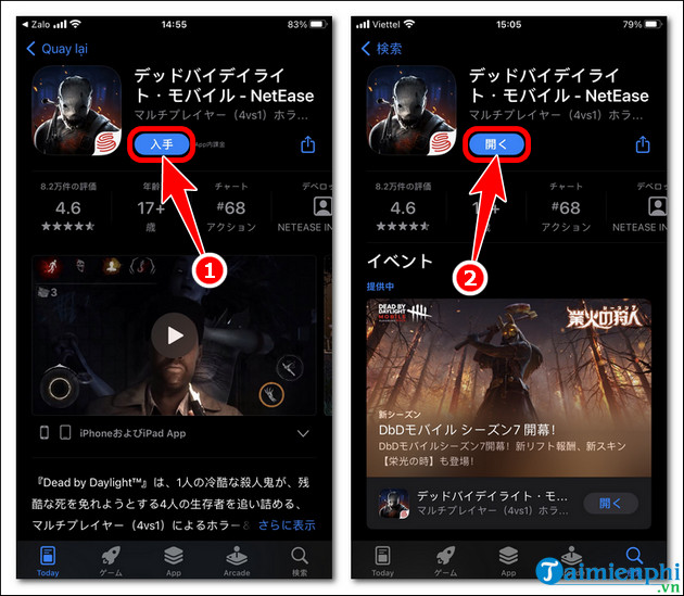 cach tai va choi dead by daylight mobile tren Android