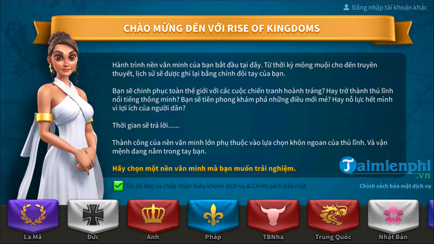 Cách tải và chơi Rise of Kingdoms trên điện thoại