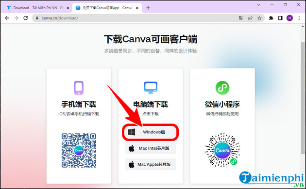 cach tai canva china pro