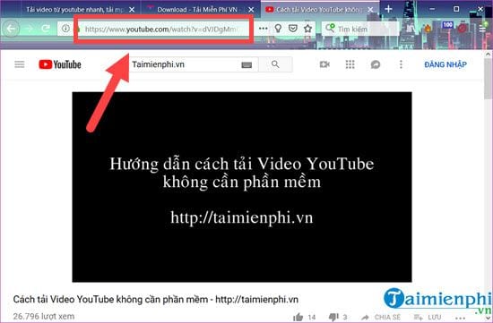 Cách tải video 1080p, 720p trên Youtube về máy tính