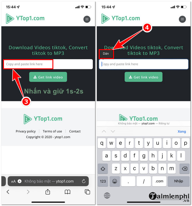 Luu video TikTok khong co logo
