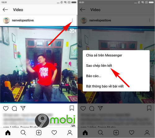 cach tai video tu instagram tren iphone android 2