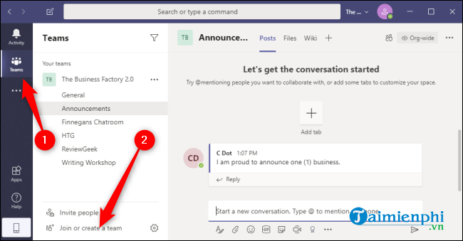 cach tao nhom va quan ly nhom trong microsoft teams