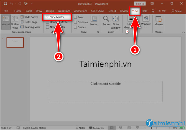 2 Cách tạo Slide Master trên PowerPoint, tạo bố cục bài thuyết trình