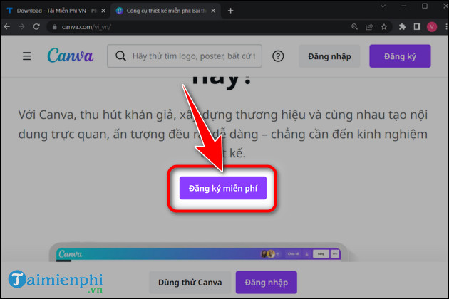 Cách tạo tài khoản Canva miễn phí bằng email