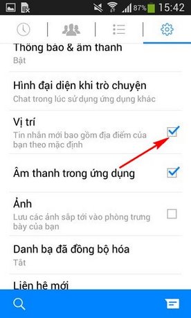 tat dinh vi tren Android