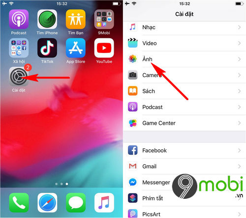 Cách tắt đồng bộ ảnh iCloud khi dùng dữ liệu di động trên iPhone, iPad