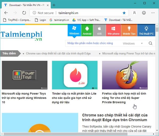 cach thay doi cong cu tim kiem mac dinh tren trinh duyet microsoft edge chromium 2