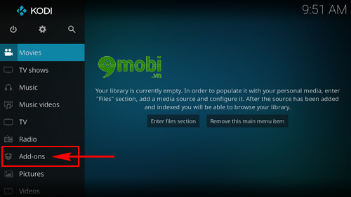 cach them addon cho kodi tren android 2