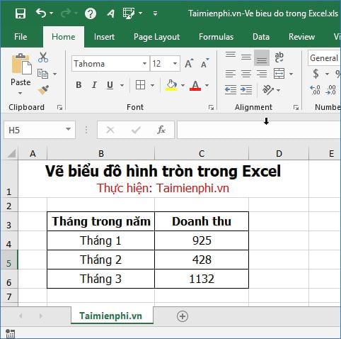 Hướng dẫn vẽ biểu đồ hình tròn trong Excel 2016, 2013, 2019, 2010, 200