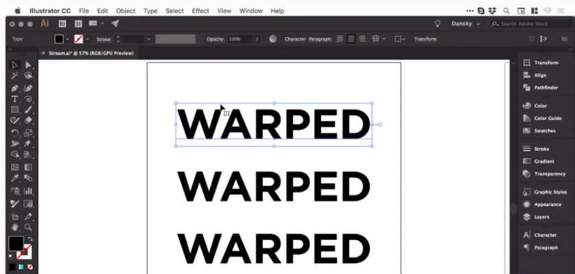 how to use warp in adobe illustrator 2