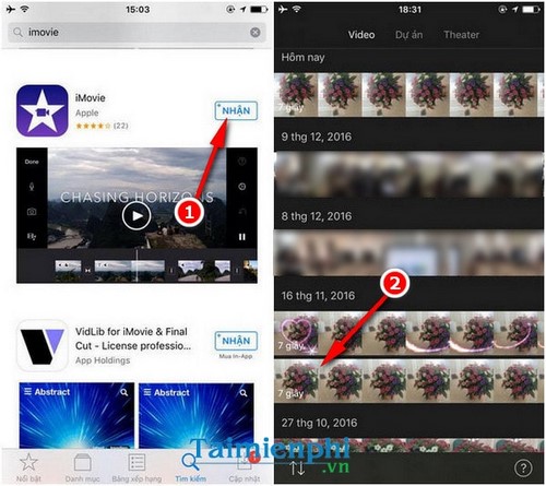 Cách xoay video trên iPhone, xoay video bị ngược bằng iPhone