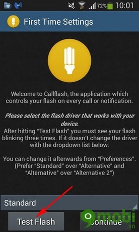 when to flash how many calls?