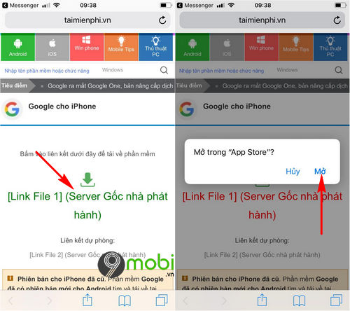 cai dat va su dung ung dung google tren iphone 2