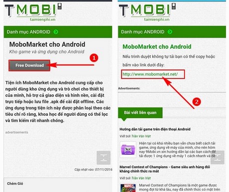 cach cai mobomarket cho android