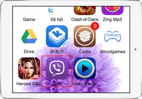 cach cai viber tren ipad