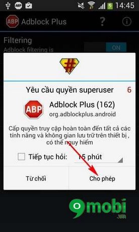 chan quang cao chrome